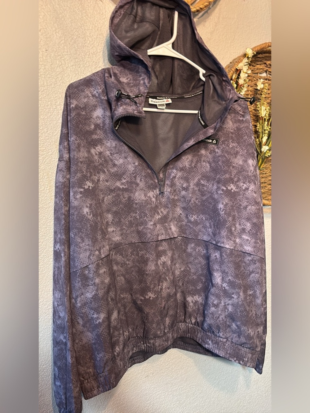 Reebok Women’s Hooded Half-Zip Pullover Jacket